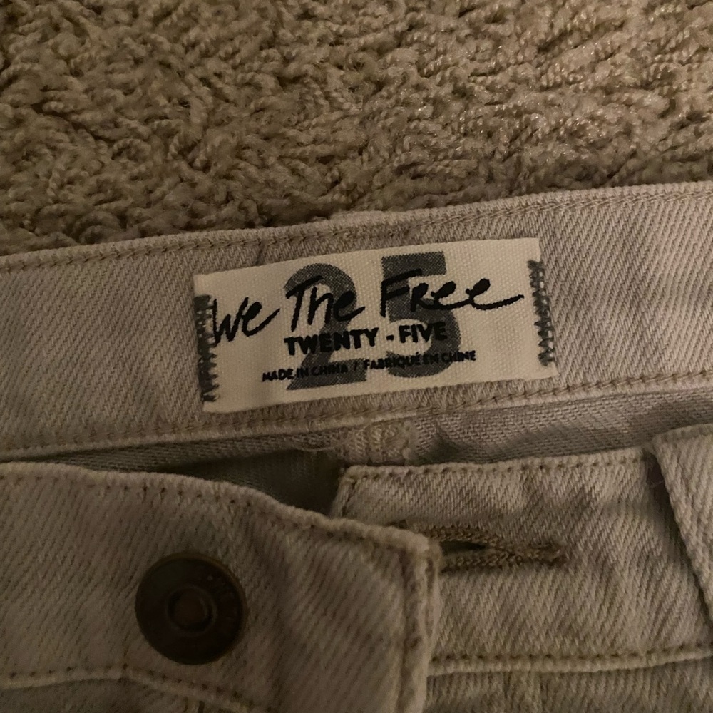 Free people harlie denim shorties